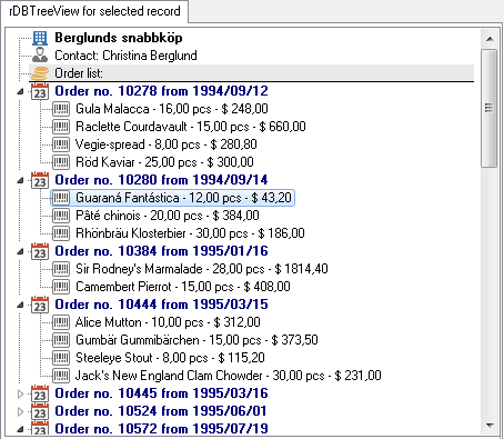 dbtreeview